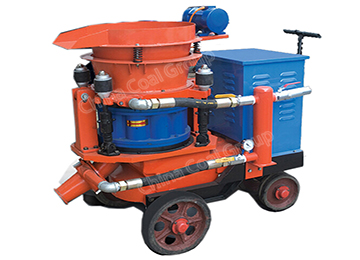 PZ Gunite Machine 5m³/H Dry Mix Shotcrete Machine