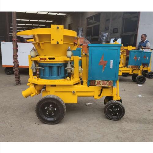 Working principle of wet concrete shotcrete machine