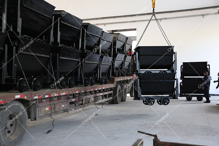 China Coal Group Sent A Batch Of Bucket-Tipping Mine Car To Gansu Province