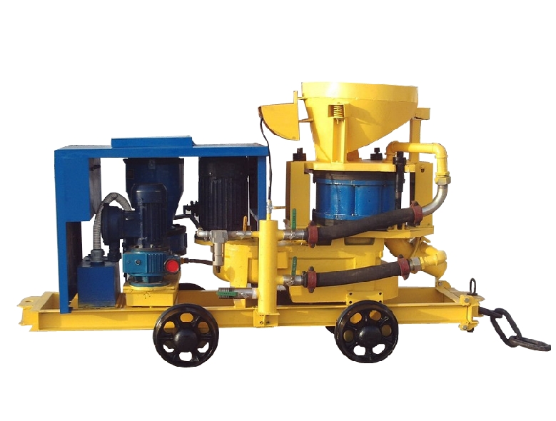 Technical highlights of wet shotcrete machine