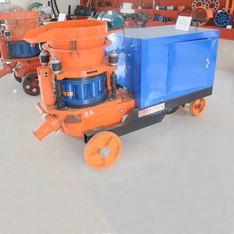 The essential difference between dry shotcrete machine and  wet shotcrete machine