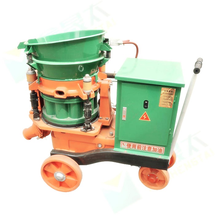  Pz-5 dry shotcrete machine features