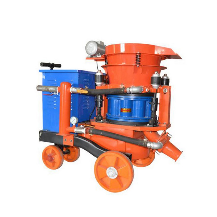 What is the correct shutdown procedure for wet mix shotcrete machine