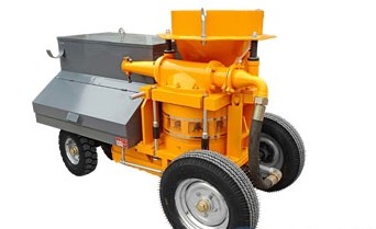 Working principle of piston rotor wet shotcrete machine