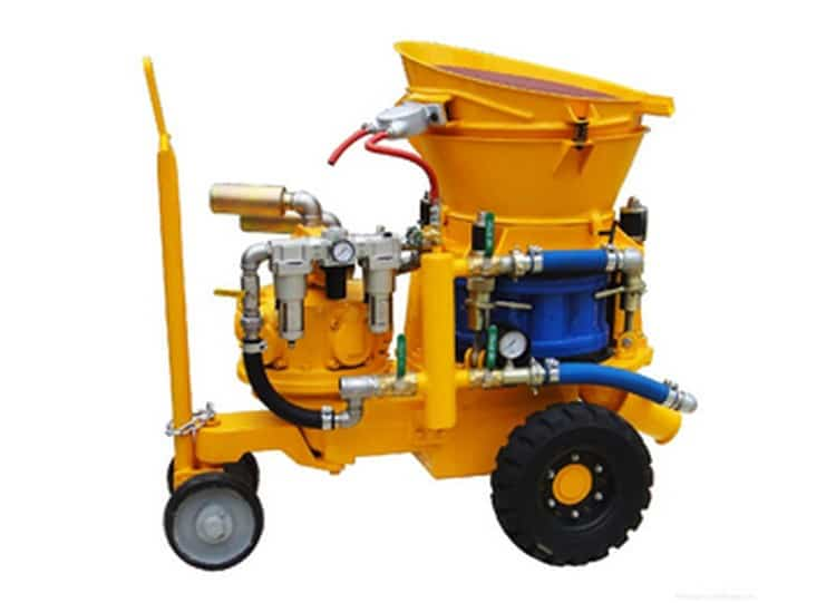 A Detailed Introduction To The Structure And Working Principle Of The Dry Mix Shotcrete Machine